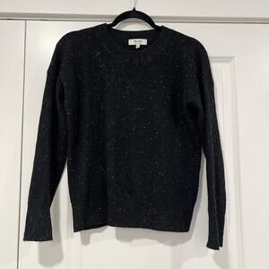 Madewell Women's Longsleeve Dark Grey Crewneck‎ 100% Cashmere Sweater Size XXS